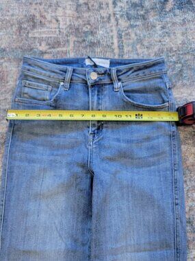 Risen Jeans High Rise Straight with Slits